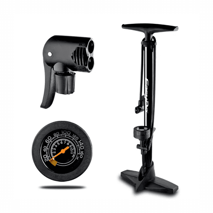 Custom Bicycle Floor Pump with Smart Valve