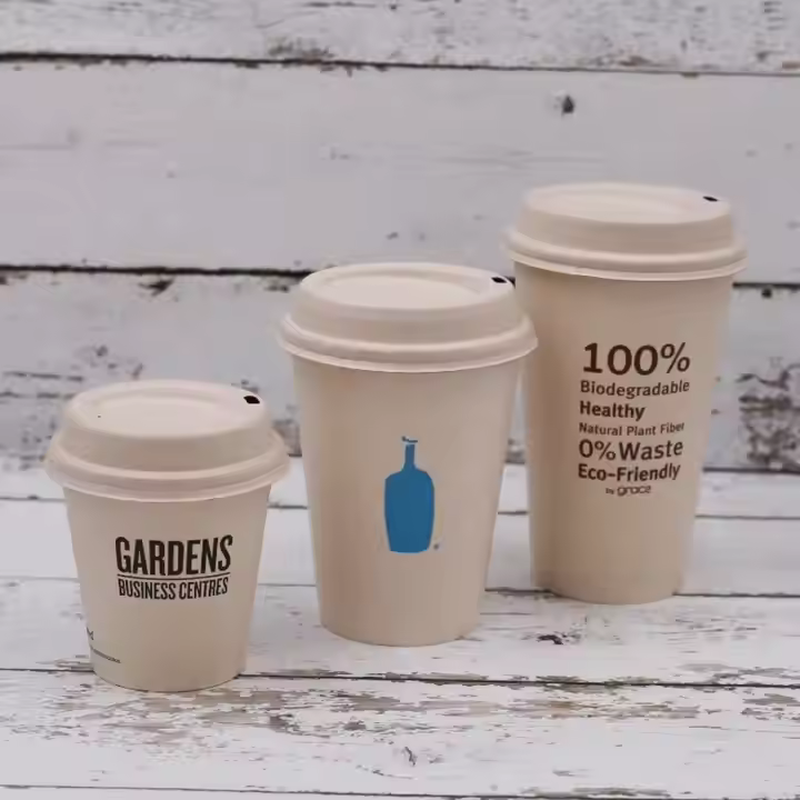 Compostable Sugarcane Bagasse Cup