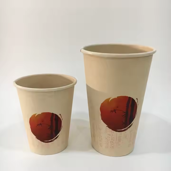 Biodegradable Coffee Cup with Plant-Based Lining