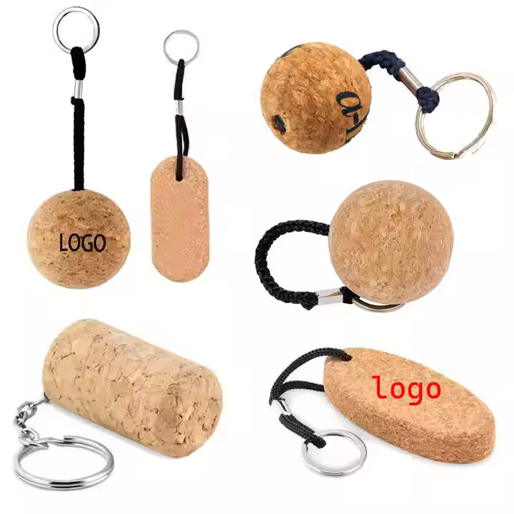 Custom Cork Keychain