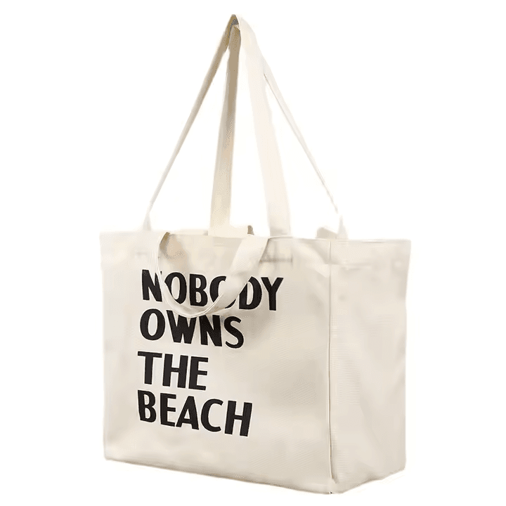 Recycled Cotton Canvas Tote Bag