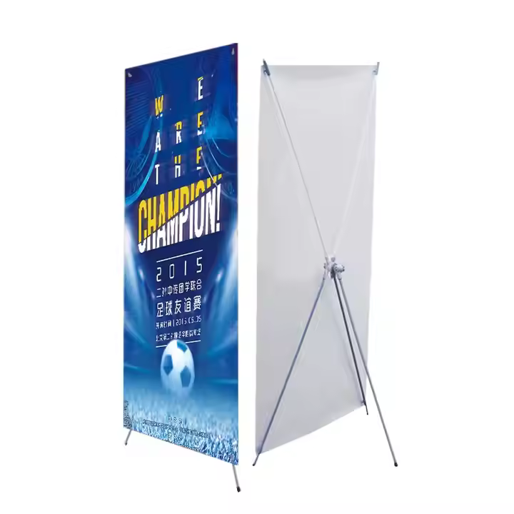 Height-Adjustable X-Banner Stand