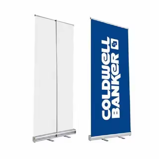 80x200cm Retractable Aluminum Banner Stand