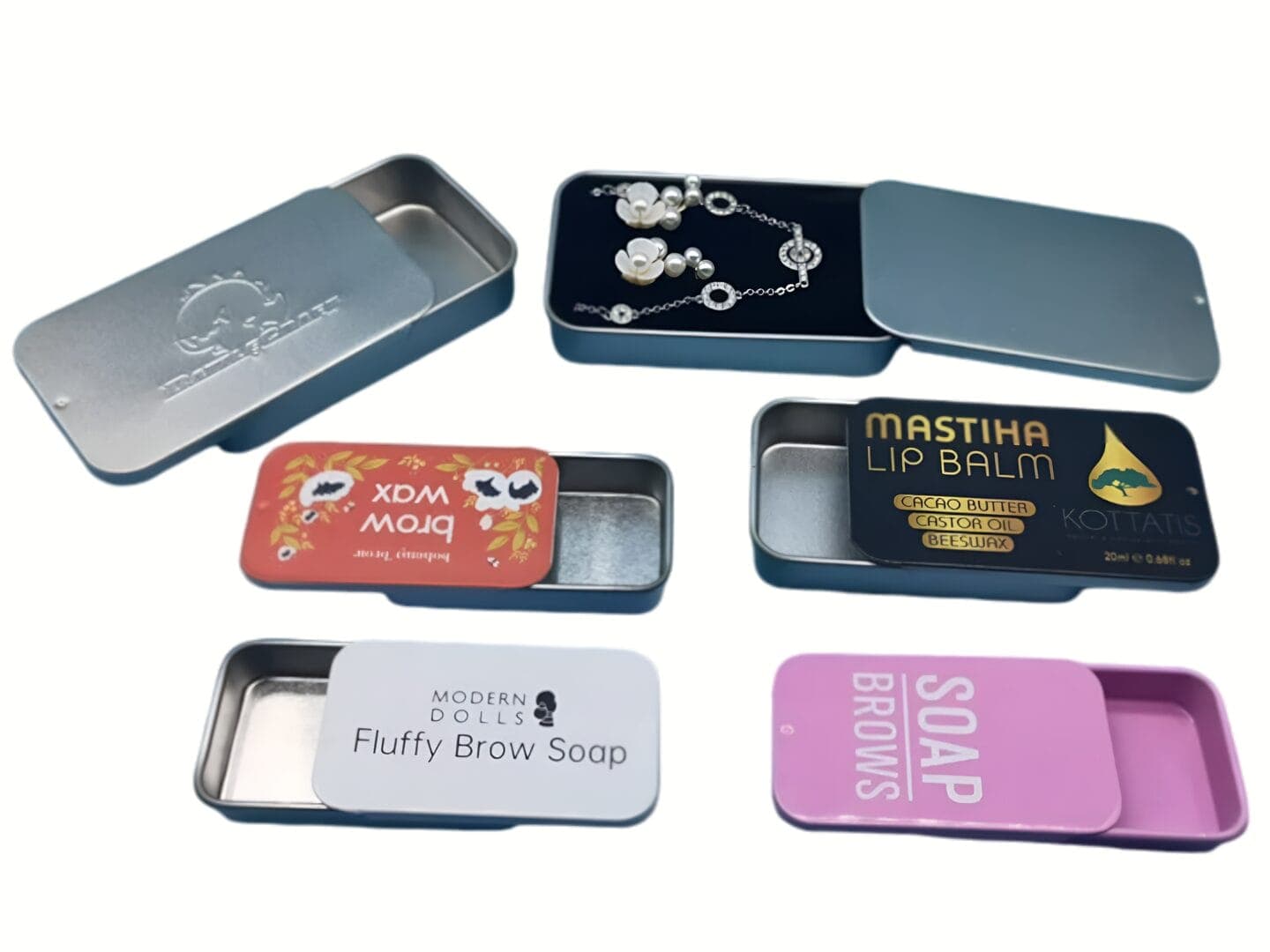 Mini Rectangular Sliding Tin