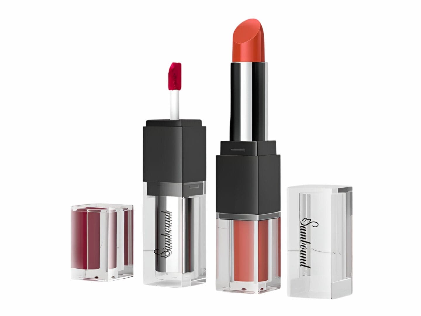 Custom Double-Sided Matte Lipstick and Lip Gloss Tube