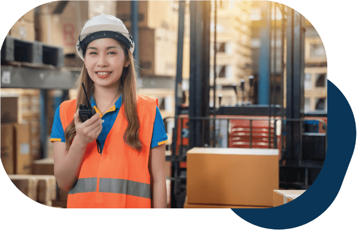 Chinese woman handling China shipping and logistics for clients
