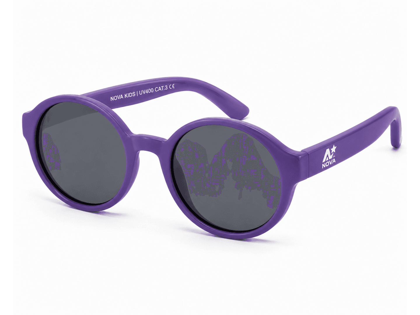 Custom Cat-Eye Round Sunglasses