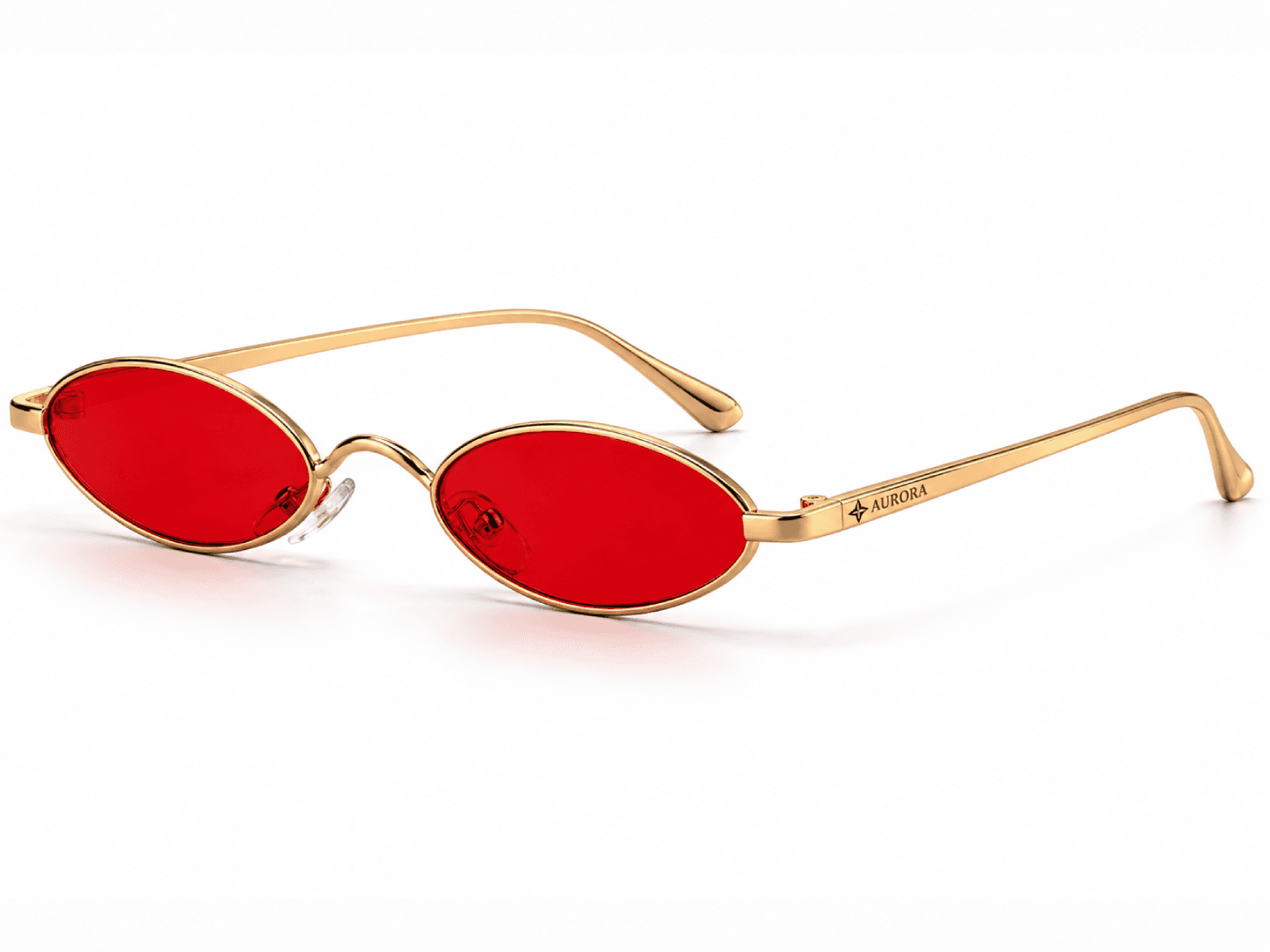 Custom Vintage Oval Metal Frame Sunglasses