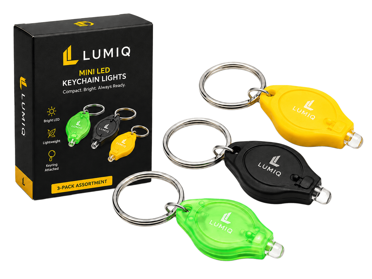 Custom Mini LED Flashlight Keychain