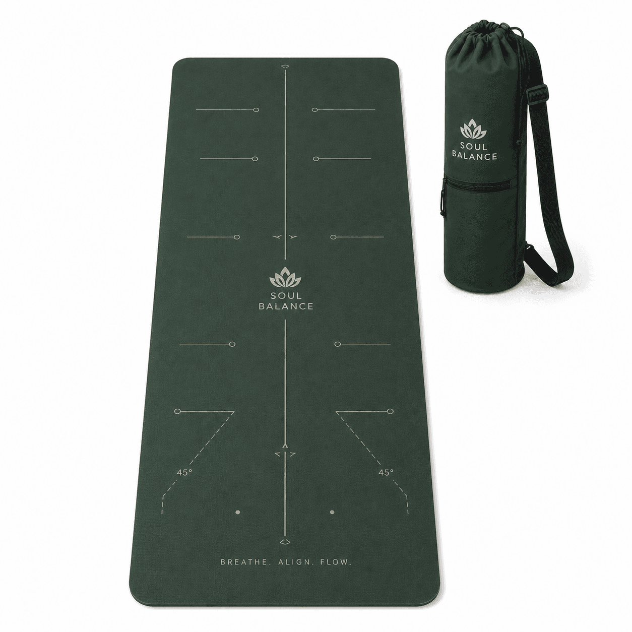 Custom Alignment Yoga Mat