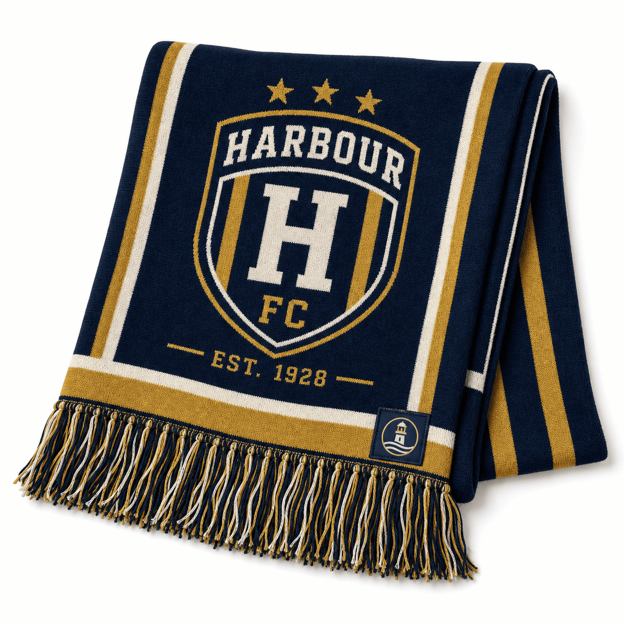 Custom Knitted Stadium Throw Blanket