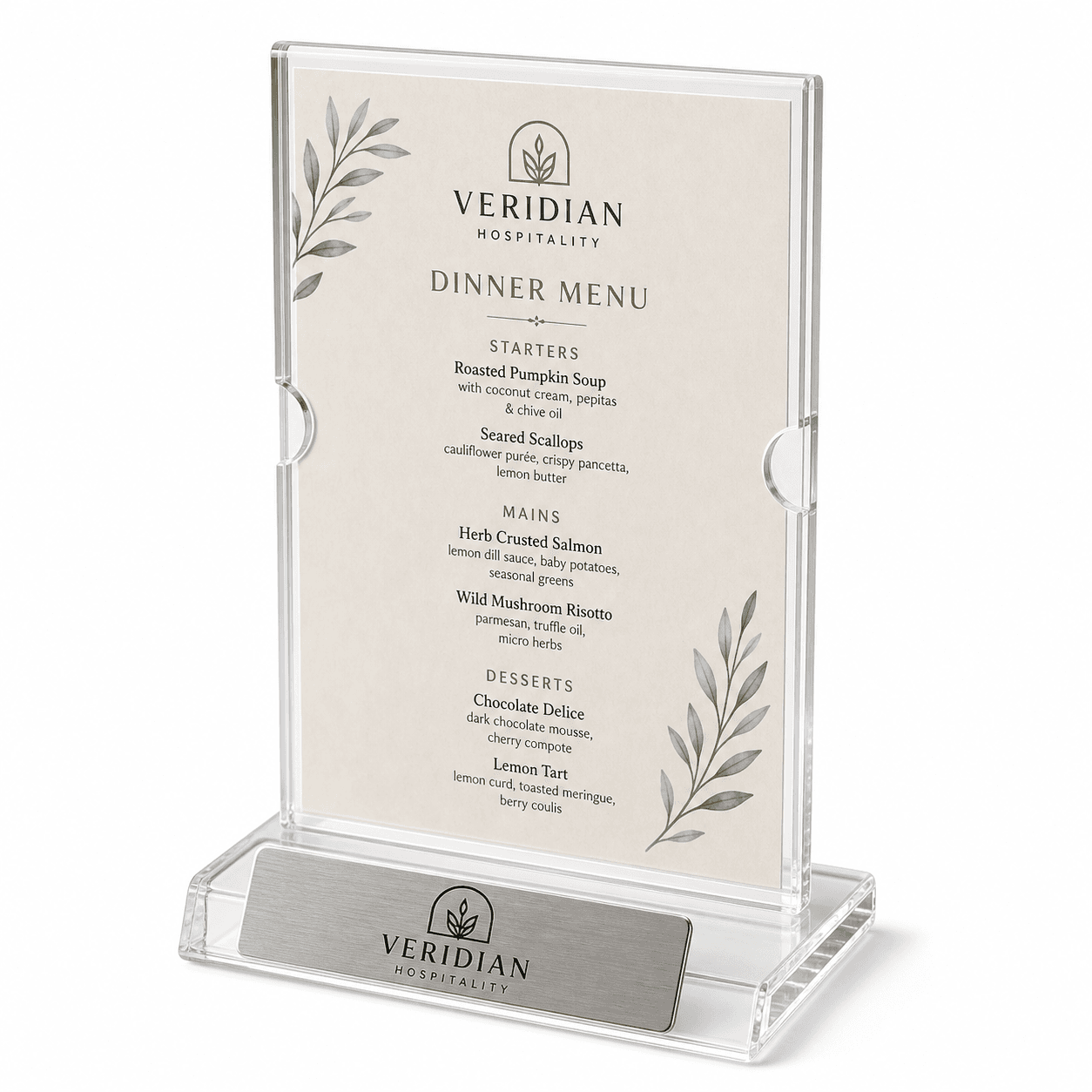SPHERE-1522_Custom Menu Card Holder