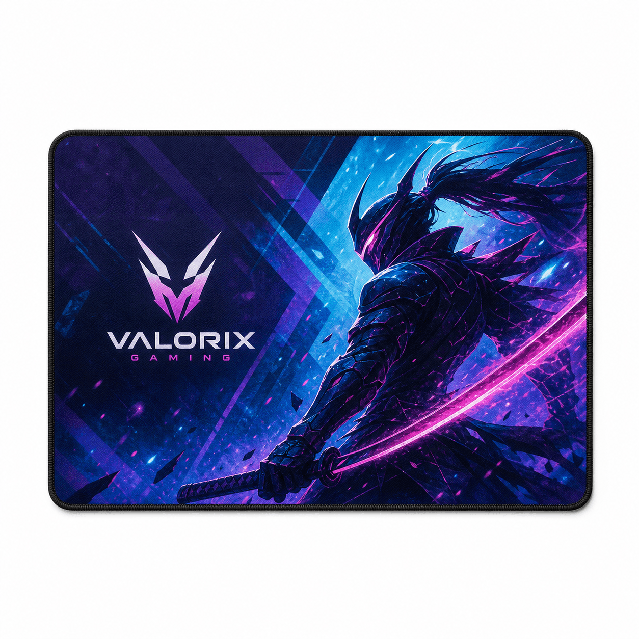 Custom Gaming Mouse Pad with Stitched Edges and Non-Slip Rubber Base