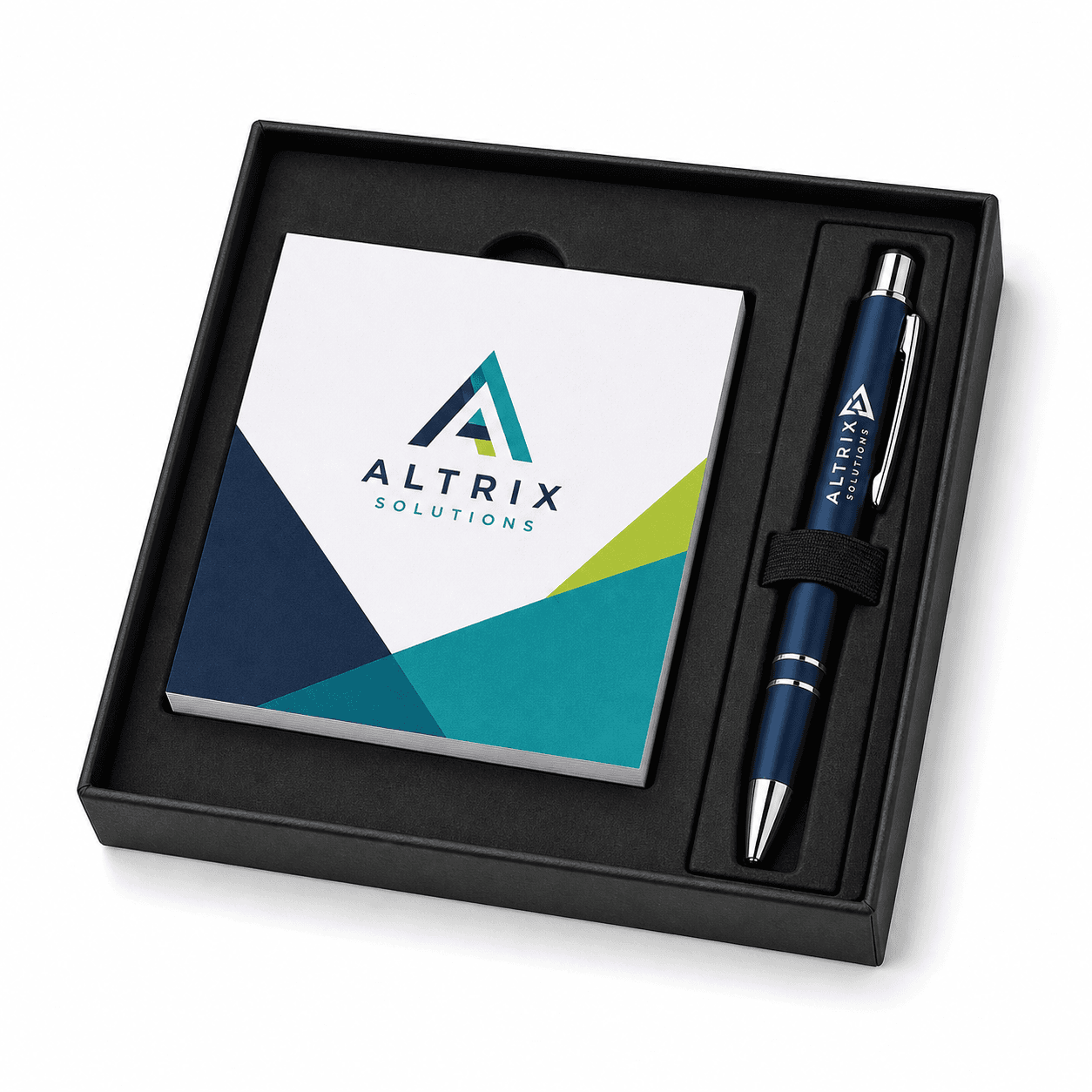 Custom Sticky Note and Pen Gift Set