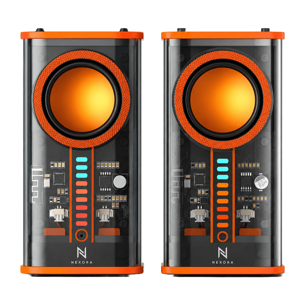 Transparent Stereo Bluetooth Speaker Front