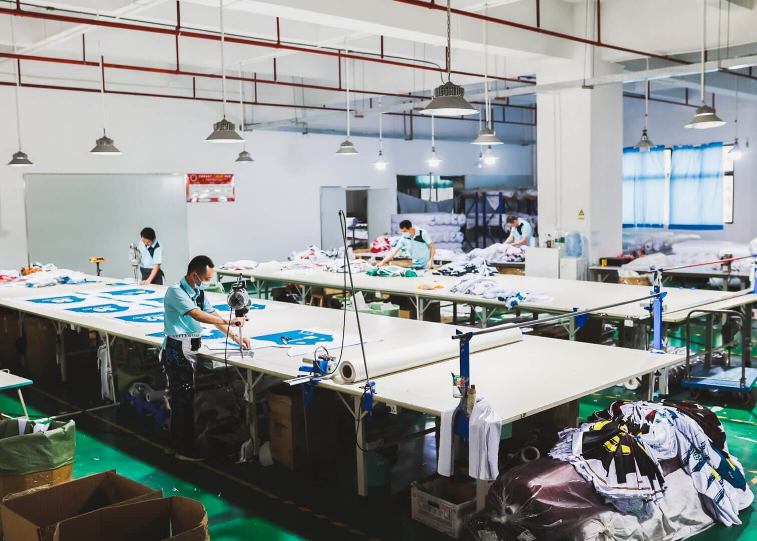 Sphere Sport in-house apparel manufacturing