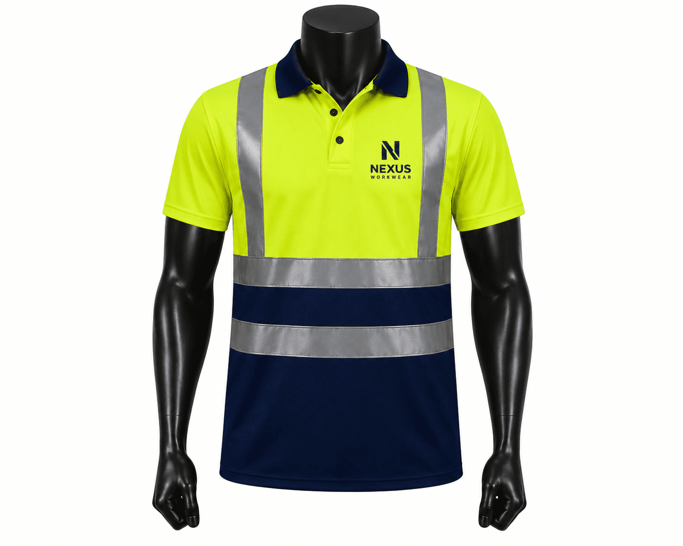 Custom Reflective Safety Work Polo