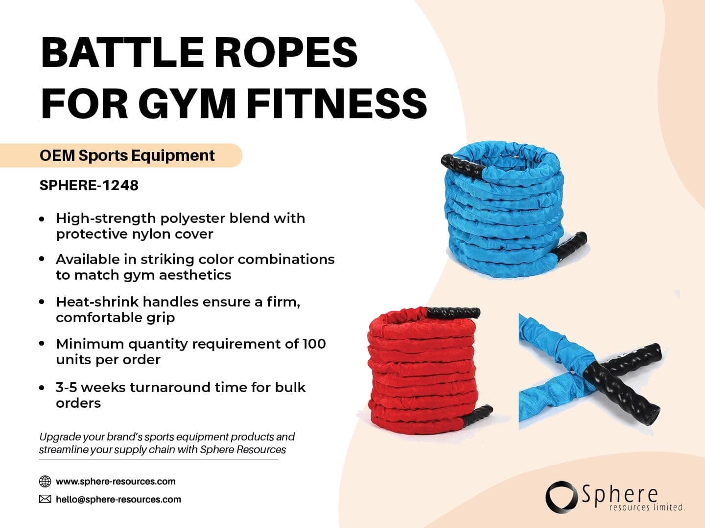 Workout Battle Ropes promotional graphic