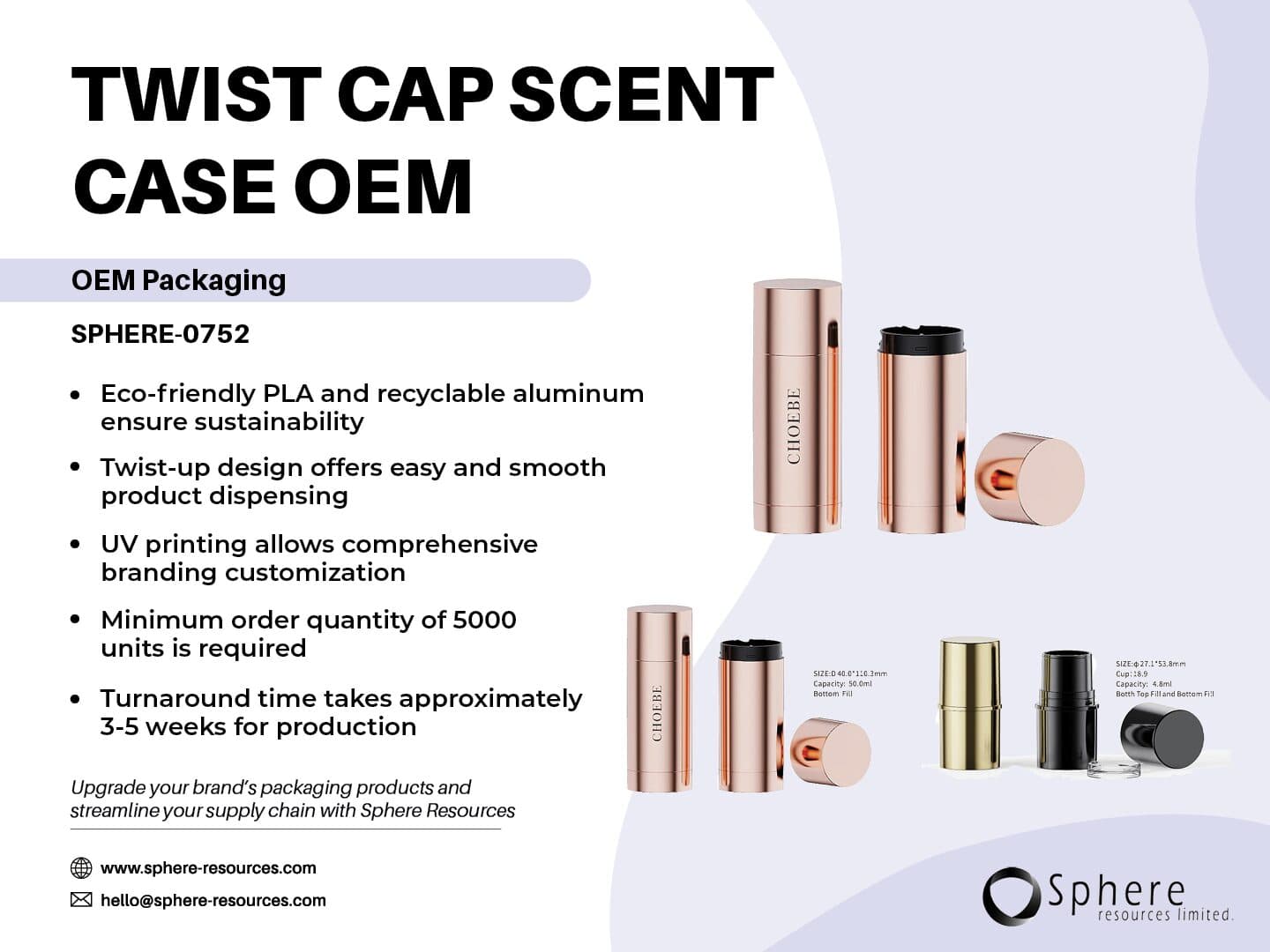 Twist-Up Deodorant Container promotional graphic