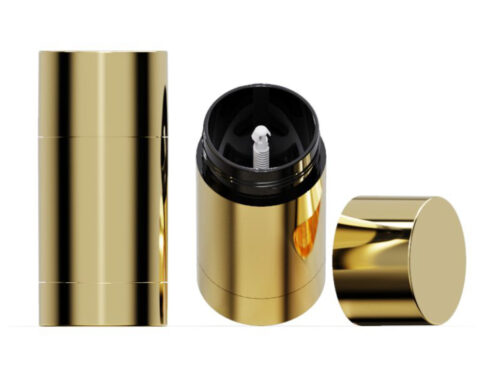 Metal Deodorant Containers OEM Packaging | Screw-on Lid