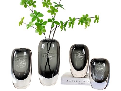 Elegant Amber Gray Vases_SPHERE-0965