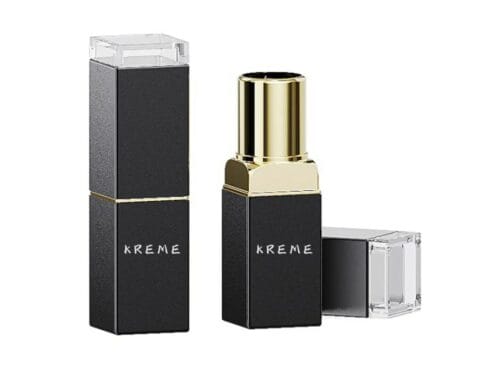Lipstick Tube OEM Packaging | Square Case | Gold/Silver & Black