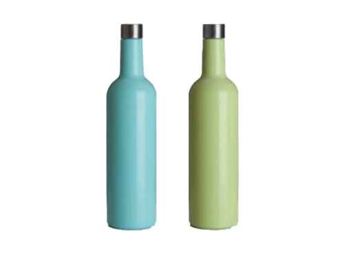 stainless steel wine bottles